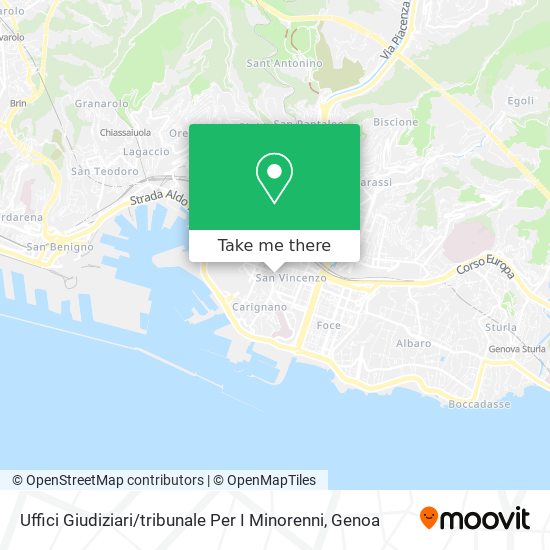 Uffici Giudiziari / tribunale Per I Minorenni map