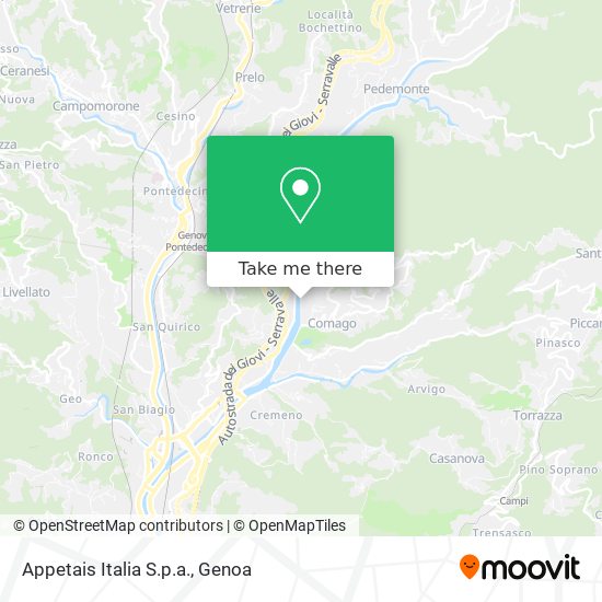 Appetais Italia S.p.a. map