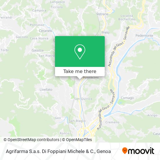 Agrifarma S.a.s. Di Foppiani Michele & C. map