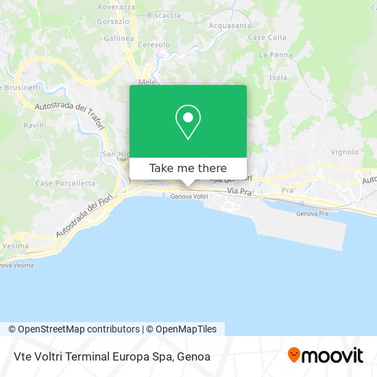Vte Voltri Terminal Europa Spa map