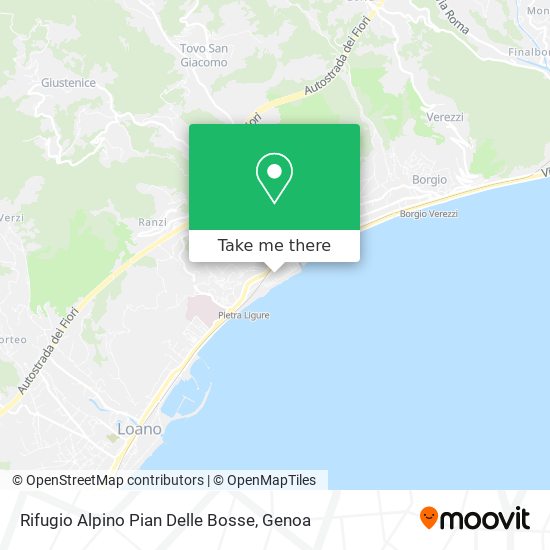 Rifugio Alpino Pian Delle Bosse map