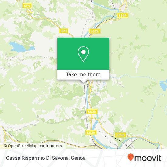 Cassa Risparmio Di Savona map