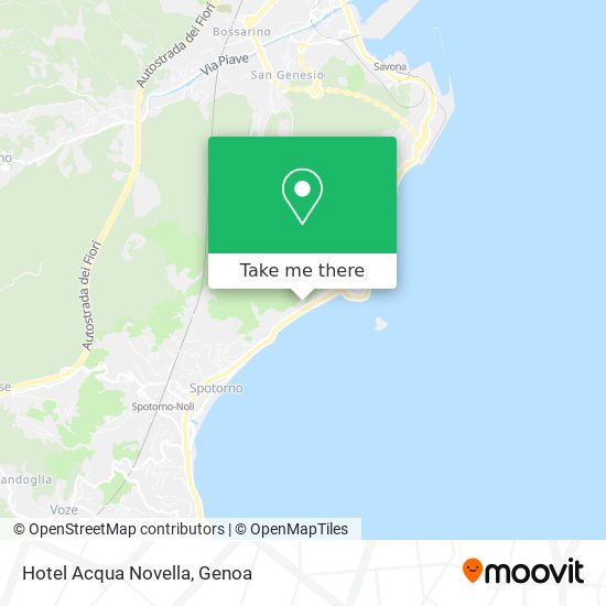 Hotel Acqua Novella map
