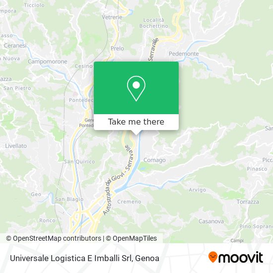 Universale Logistica E Imballi Srl map
