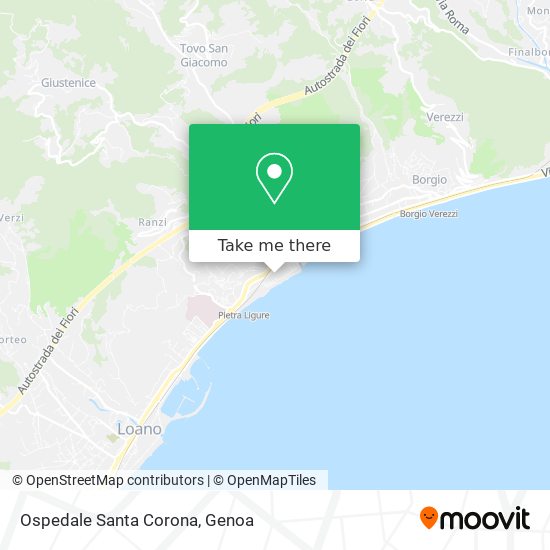 Ospedale Santa Corona map