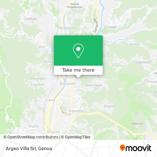 Argeo Villa Srl map