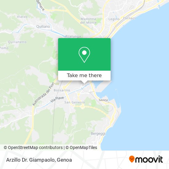 Arzillo Dr. Giampaolo map