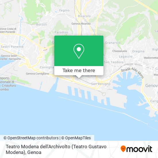 Teatro Modena dell'Archivolto (Teatro Gustavo Modena) map