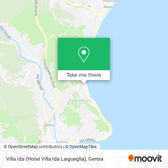 Villa Ida (Hotel Villa Ida Laigueglia) map