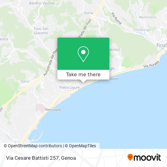 Via Cesare Battisti 257 map