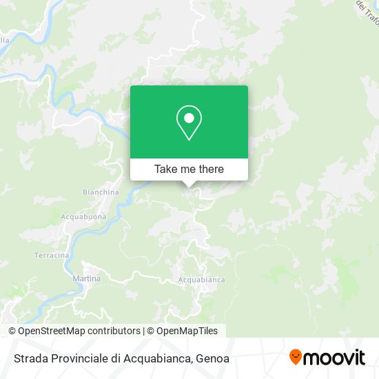 Strada Provinciale di Acquabianca map