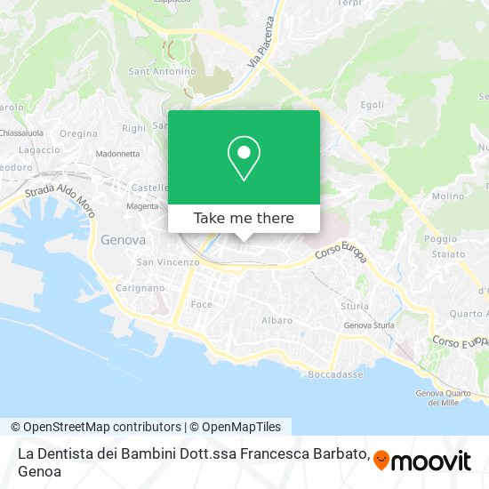 La Dentista dei Bambini Dott.ssa Francesca Barbato map