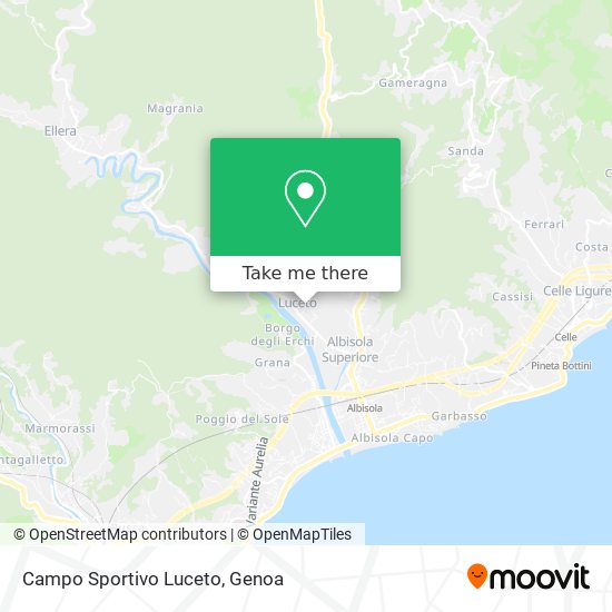 Campo Sportivo Luceto map