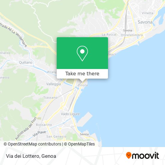 Via dei Lottero map