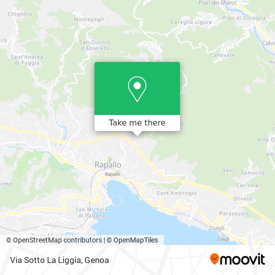 Via Sotto La Liggia map