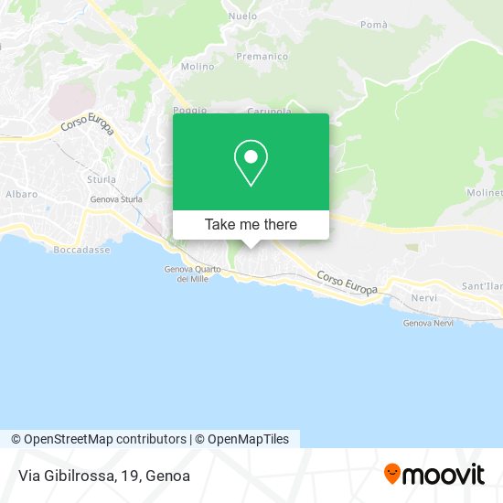 Via Gibilrossa, 19 map