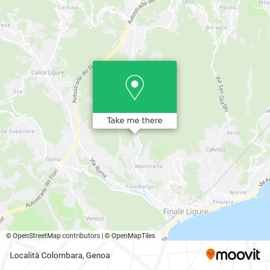 Località Colombara map