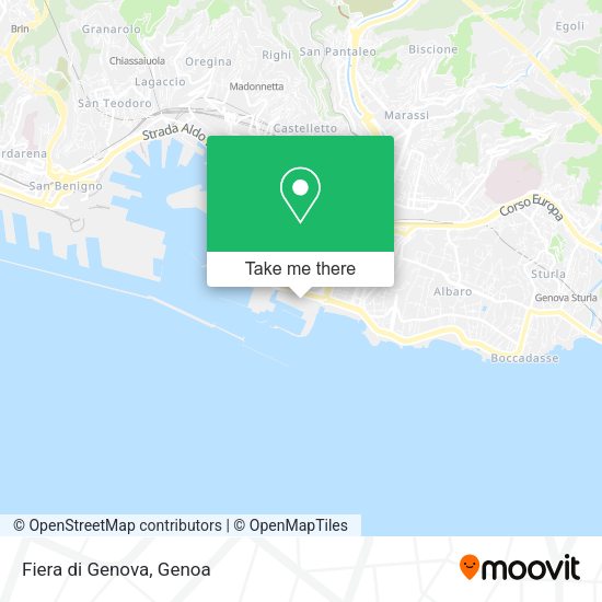 Fiera di Genova map