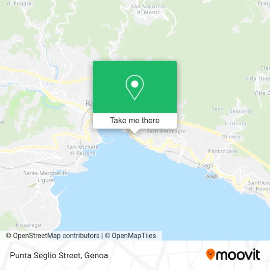 Punta Seglio Street map