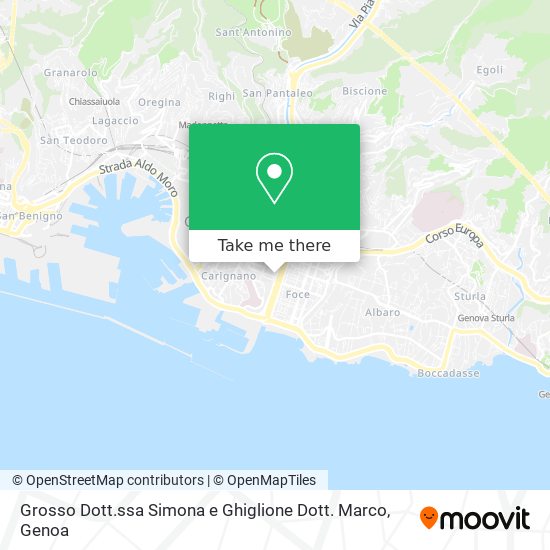 Grosso Dott.ssa Simona e Ghiglione Dott. Marco map