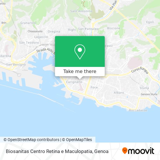 Biosanitas Centro Retina e Maculopatia map