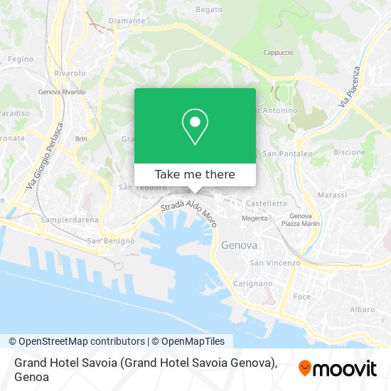 Grand Hotel Savoia map