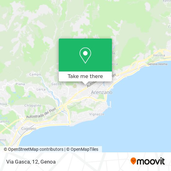 Via Gasca, 12 map