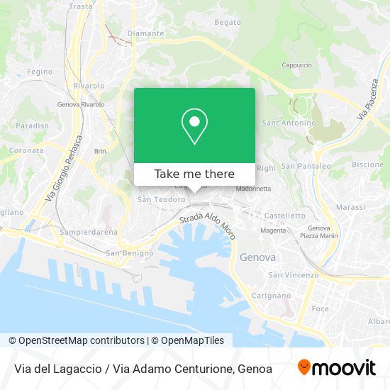 Via del Lagaccio / Via Adamo Centurione map