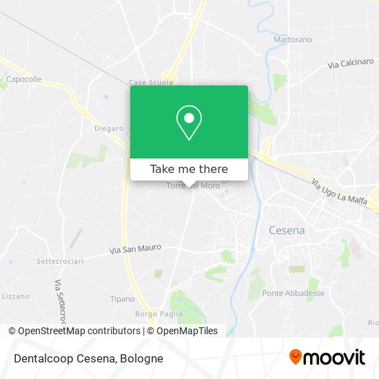 Dentalcoop Cesena map