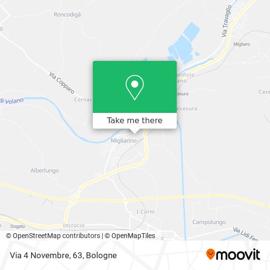 Via 4 Novembre, 63 map