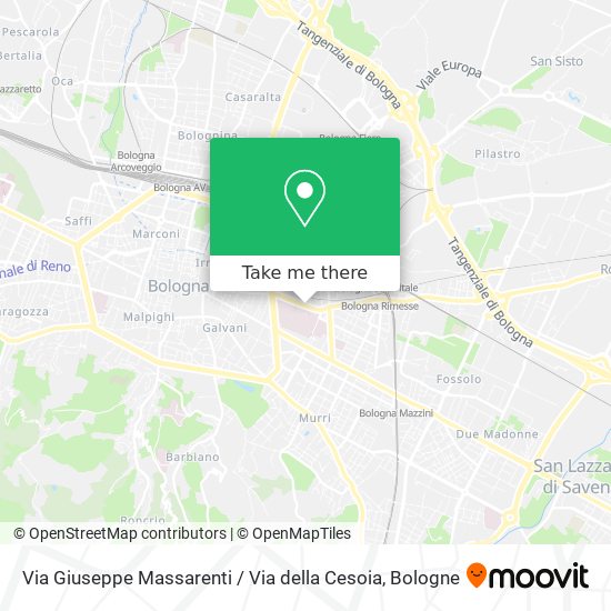 Via Giuseppe Massarenti / Via della Cesoia map