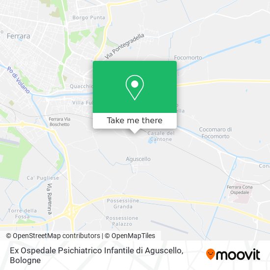 Ex Ospedale Psichiatrico Infantile di Aguscello map