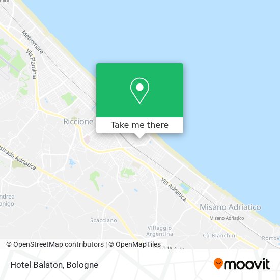 Hotel Balaton map
