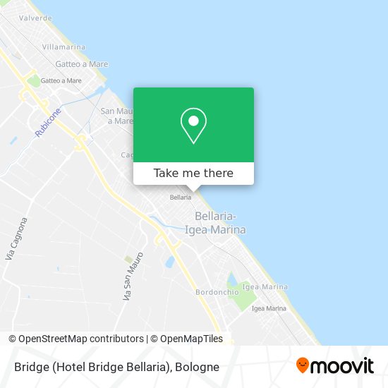 Bridge (Hotel Bridge Bellaria) map