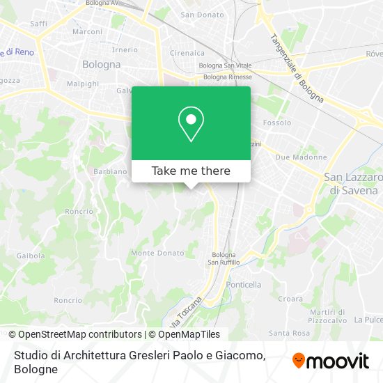 Studio di Architettura Gresleri Paolo e Giacomo map