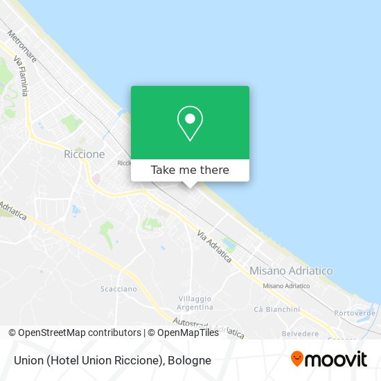 Union (Hotel Union Riccione) map