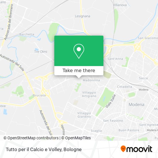 Tutto per il Calcio e Volley map