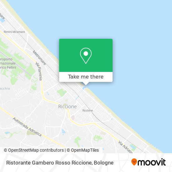 Ristorante Gambero Rosso Riccione map