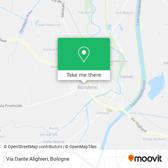 Via Dante Alighieri map