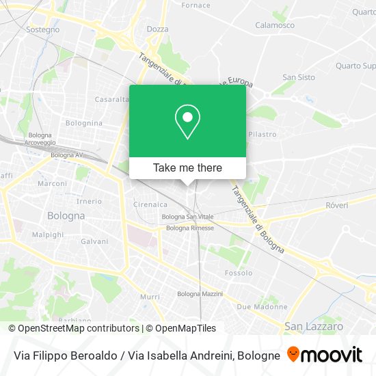Via Filippo Beroaldo / Via Isabella Andreini map