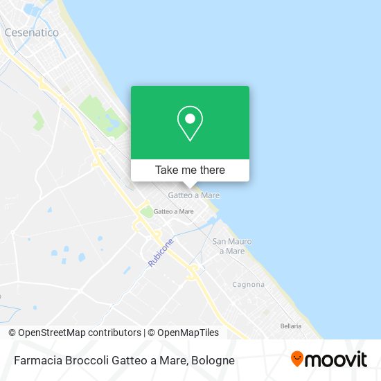 Farmacia Broccoli Gatteo a Mare map