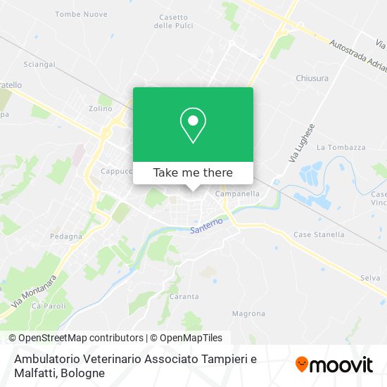 Ambulatorio Veterinario Associato Tampieri e Malfatti map