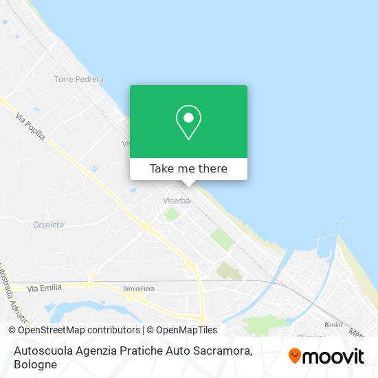 Autoscuola Agenzia Pratiche Auto Sacramora map