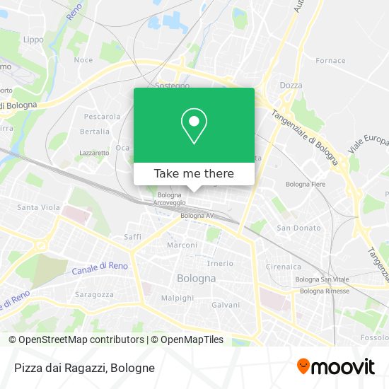 Pizza dai Ragazzi map
