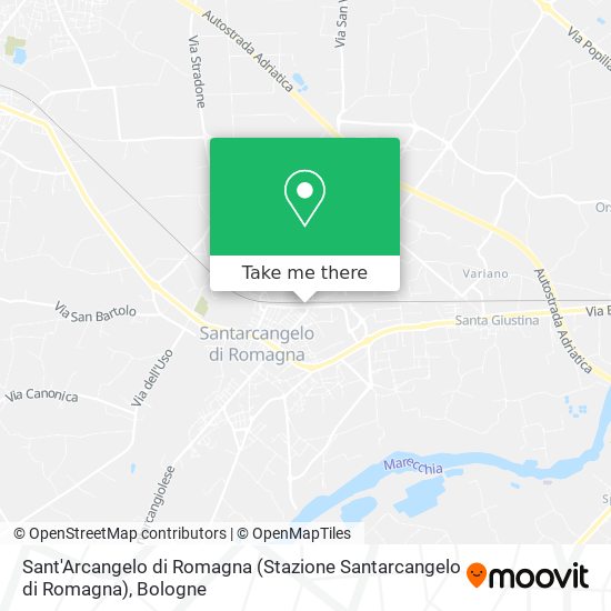 Sant'Arcangelo di Romagna (Stazione Santarcangelo di Romagna) map