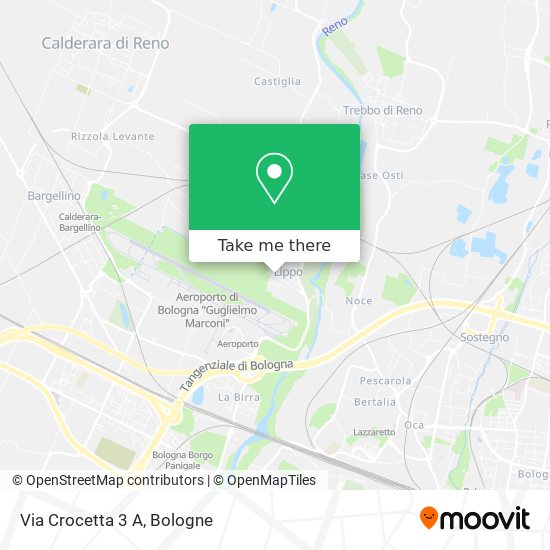 Via Crocetta  3 A map