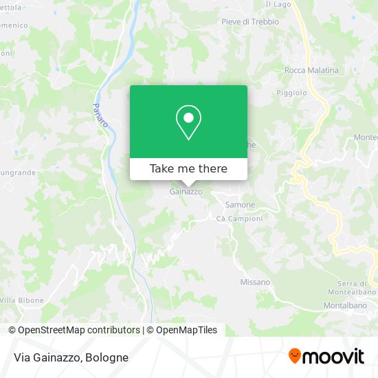 Via Gainazzo map