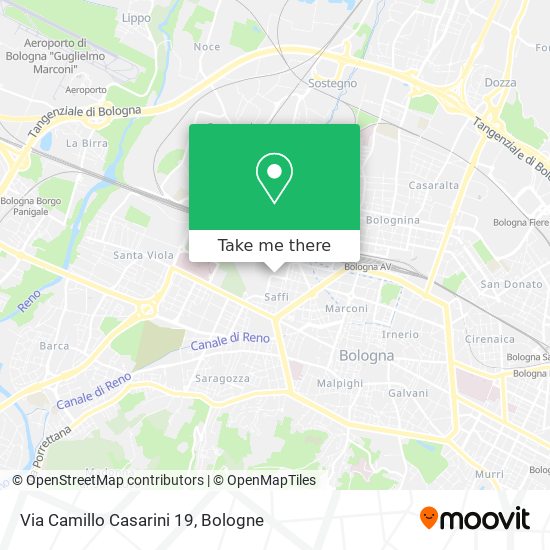 How To Get To Via Camillo Casarini 19 In Bologna By Bus Or Train
