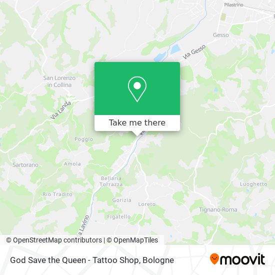God Save the Queen - Tattoo Shop map