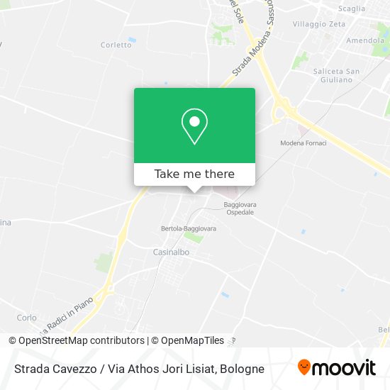 Strada Cavezzo / Via Athos Jori Lisiat map